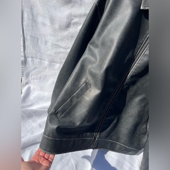 Top Shop Oversized Bomber Jacket - Picture 5 of 9